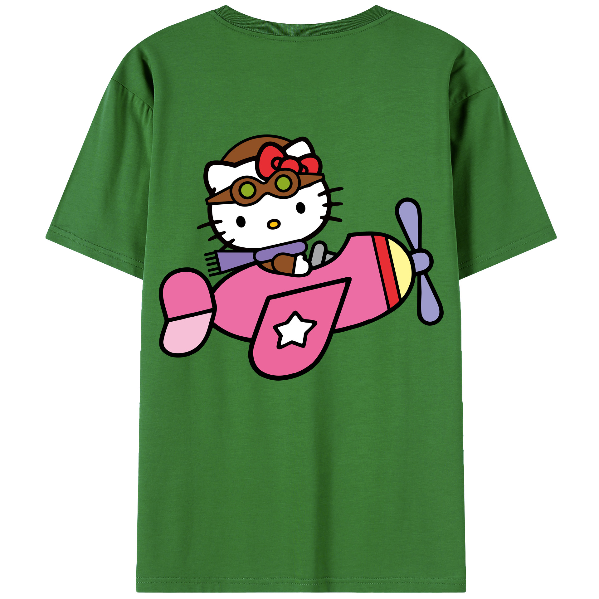 （画像用） Hello Kitty ハローキティ レディース半袖Tシャツ(バックプリント)